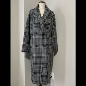 Plaid Goodwin oversized topcoat